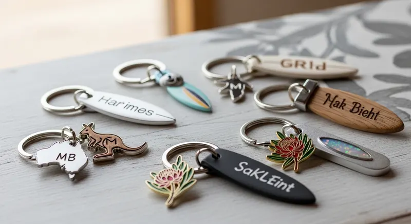 personalised keyrings australia - promotional merchandise